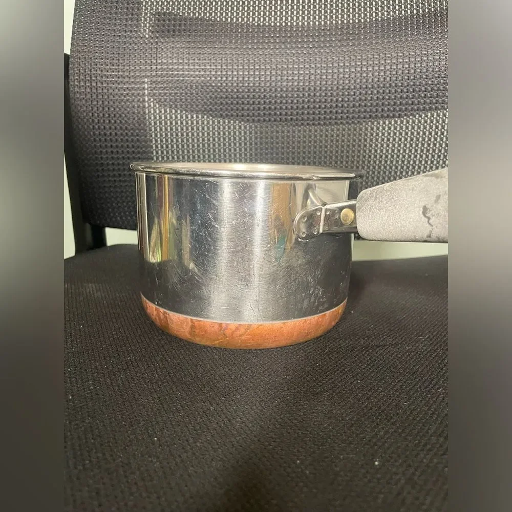 Revere Ware 1 1/2 Quart Cooking Pot Copper Bottom